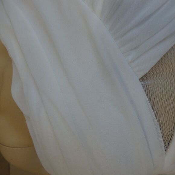 Blondies Nite One Shoulder Ruched Chiffon Prom - Picture 5 of 8